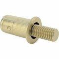 Bsc Preferred Rivet Studs 10-32 Thread for 0.02-0.13 Material Thickness, 10PK 98075A135